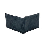 Hazz Grey Stone Wax Classic Wallet with Coin Compartment