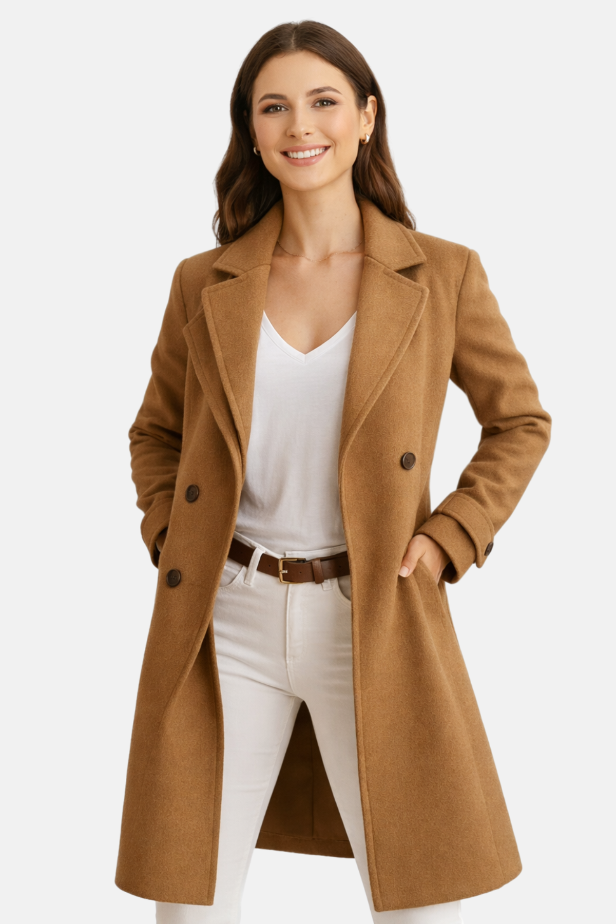 Elegant Isabell Coat with Classic Cut