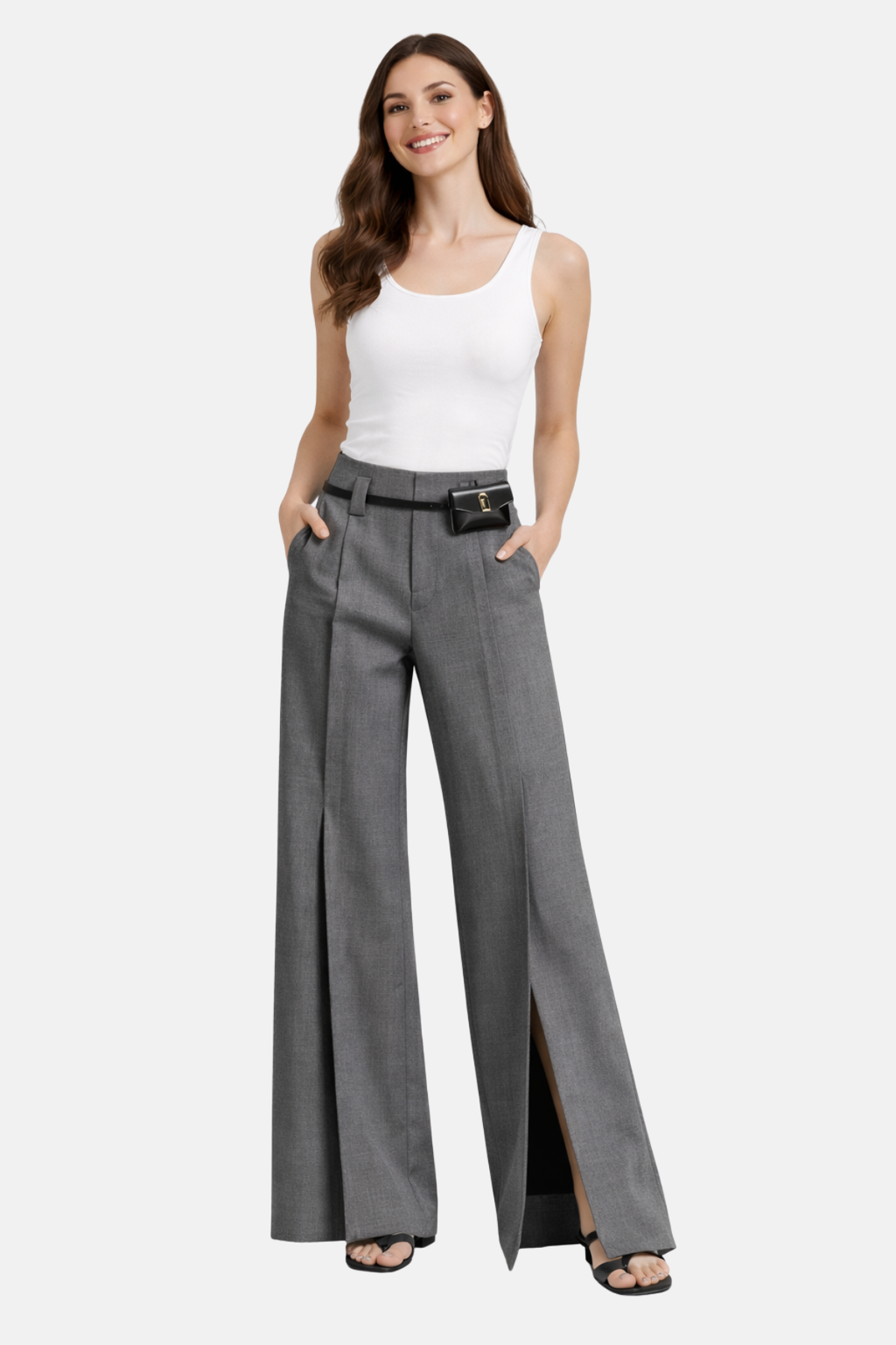 High-Waisted Trousers