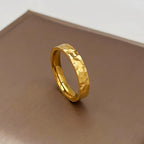 Eli | Ringen van Roestvrij Staal in Goud voor Mannen en Vrouwen