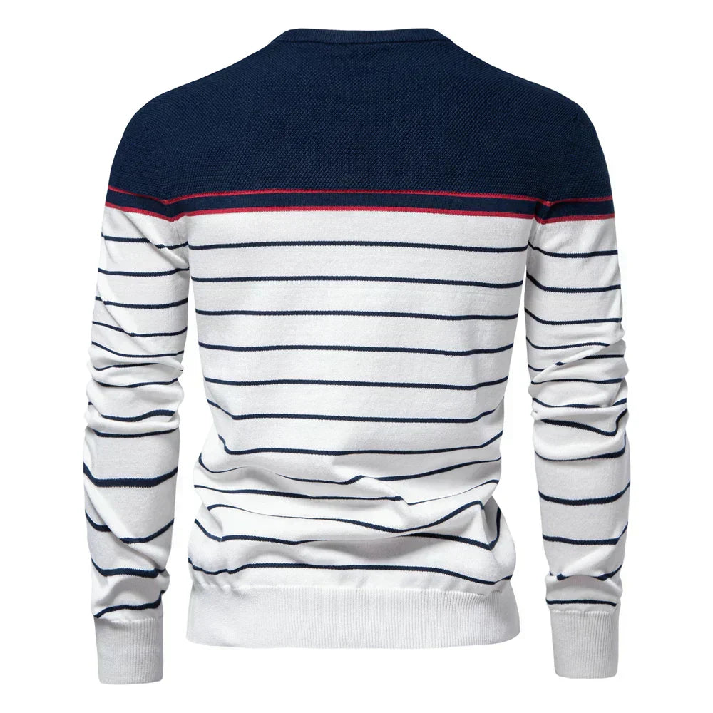 BOSSHARD | Men's Jumper with Stripe Pattern