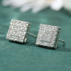 Zid | Sprankelende Zilveren Kleur Witte CZ Stud