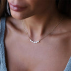 Vivienne | Zoetwaterparels Hangende Choker Kettingen