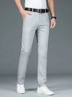 Sustainable Straight Trousers Made from Bamboo Fabric