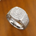 Zac | Ringen Banket Bling Vierkant 925 Sterling Zilver