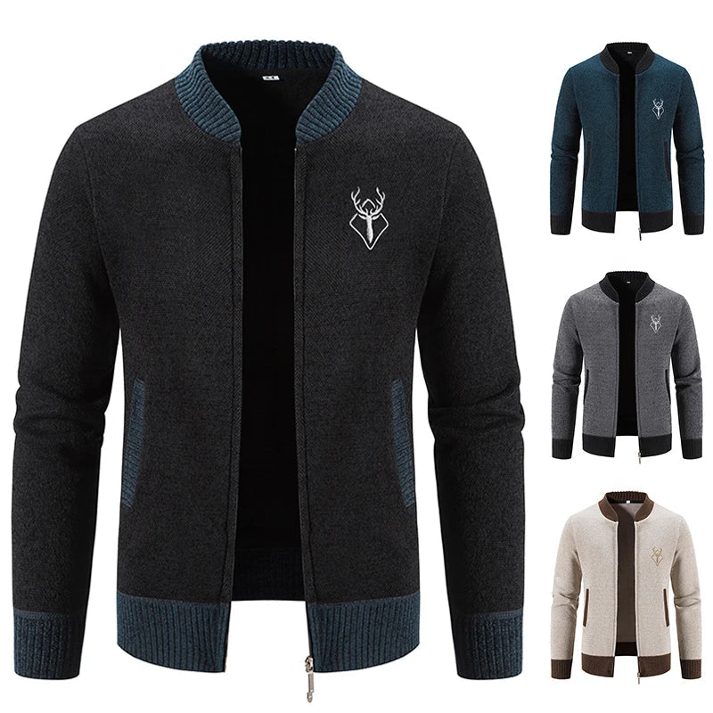 Ferrian - Zip-Up Cardigan with Pockets