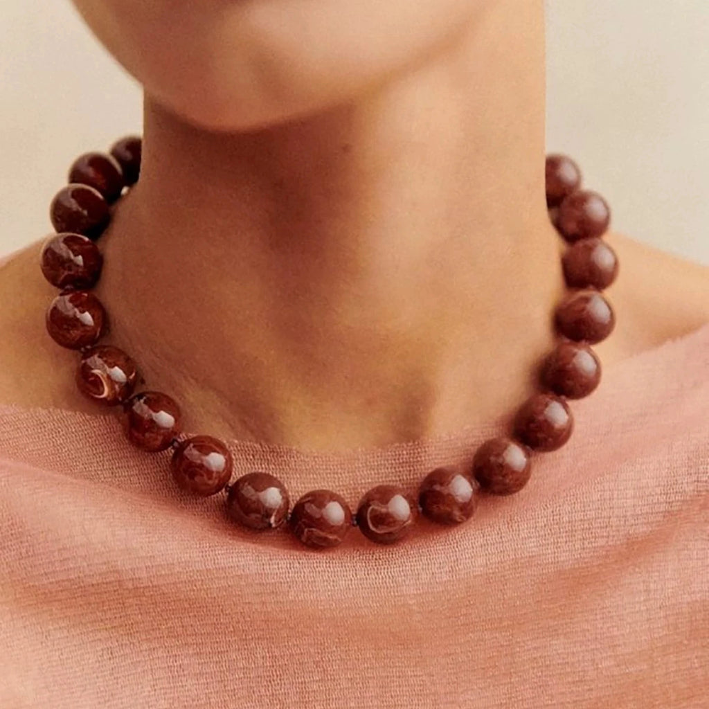 Alyssa | Bohemian Stijl Kralen Ketting Touw Ketting Choker