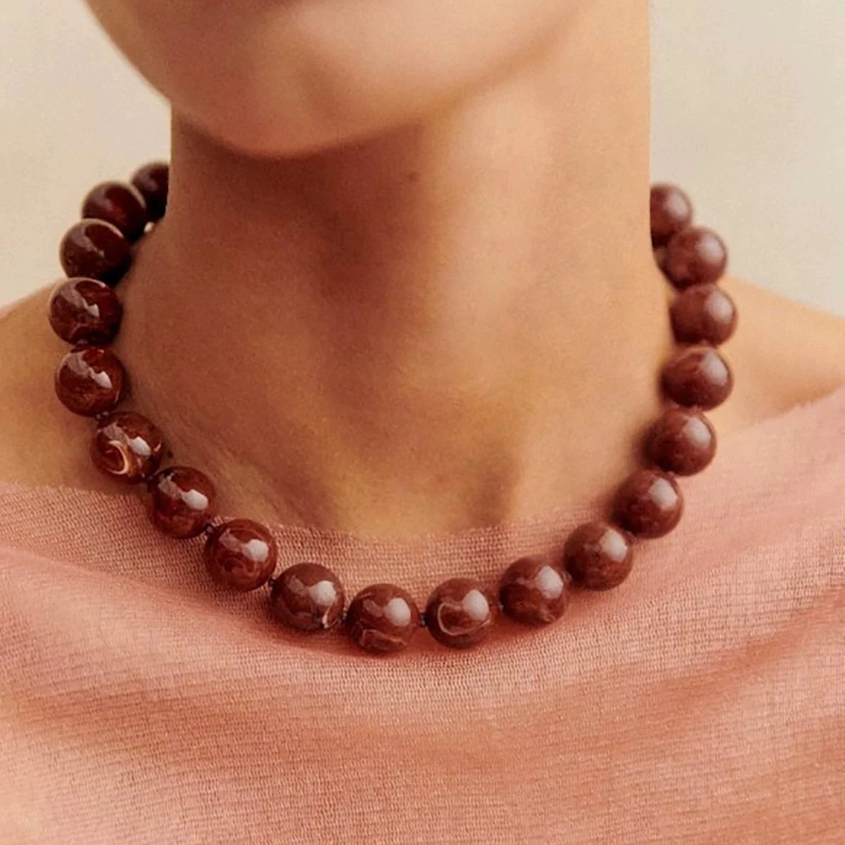 Alyssa | Bohemian Stijl Kralen Ketting Touw Ketting Choker