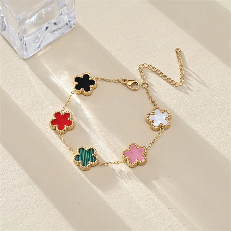 Isla | Klassieke Lucky Clover Armband voor Dames