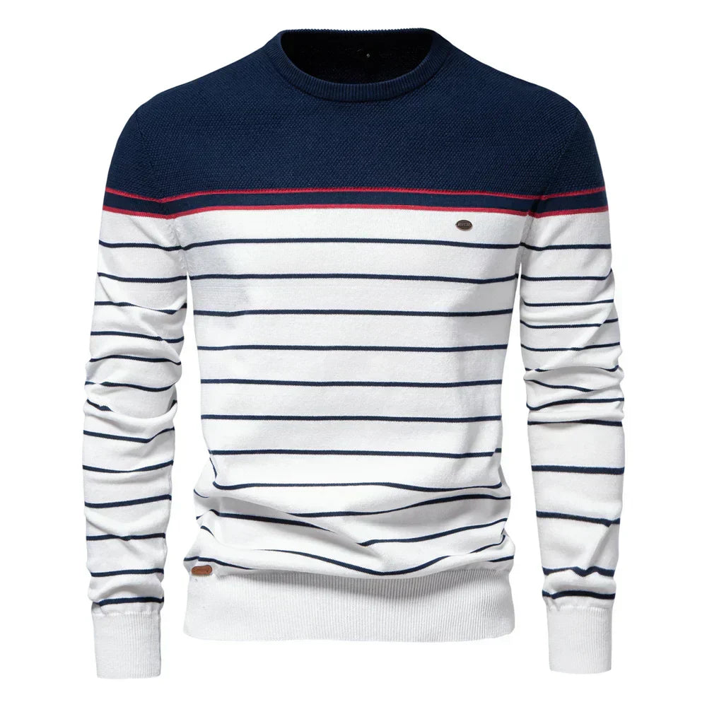 BOSSHARD | Men's Jumper with Stripe Pattern
