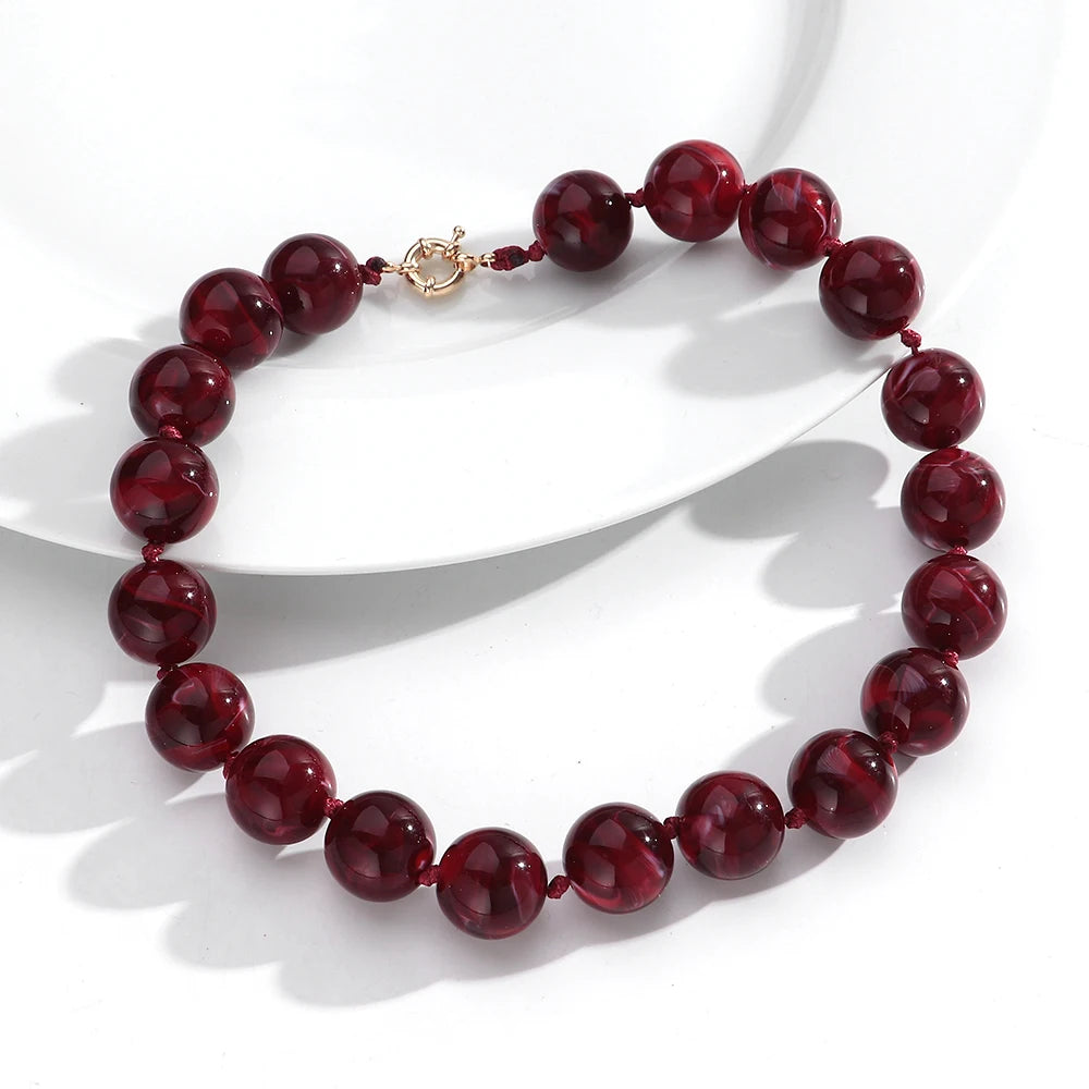 Alyssa | Bohemian Stijl Kralen Ketting Touw Ketting Choker