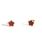 2022 Female Trend New Stainless Steel Luxury Flower Clover Earrings For Women Fashion Gold Silver Color White Shell Jewelry