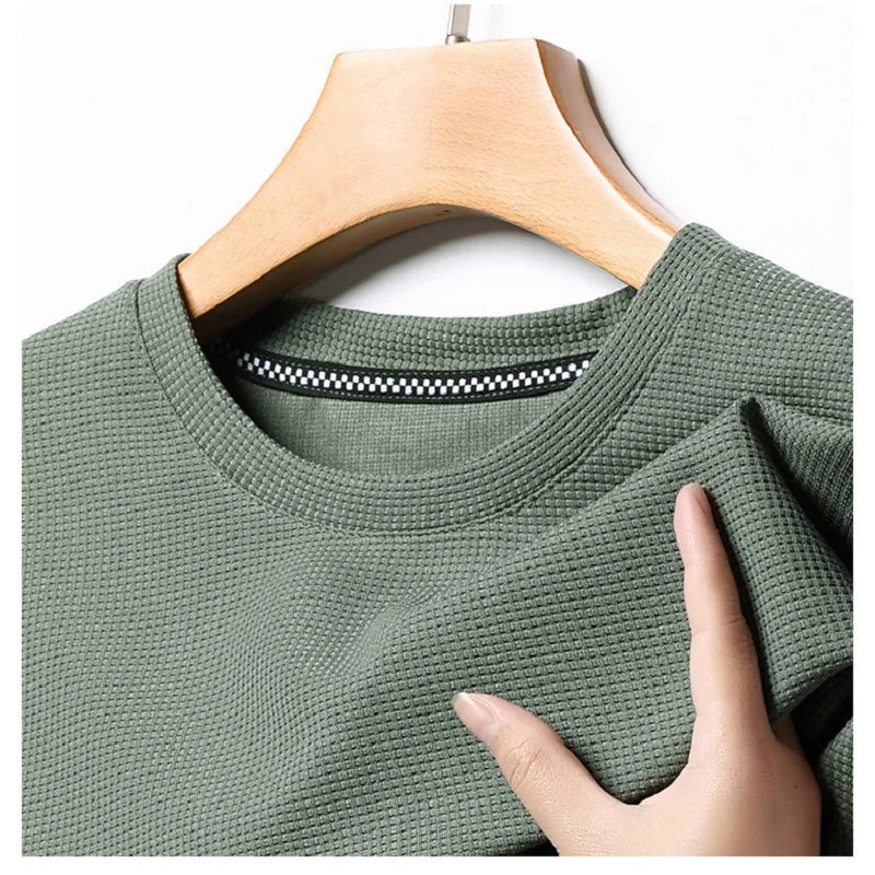 Waffle Look Men's Polo Shirt