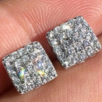 Zid | Sprankelende Zilveren Kleur Witte CZ Stud