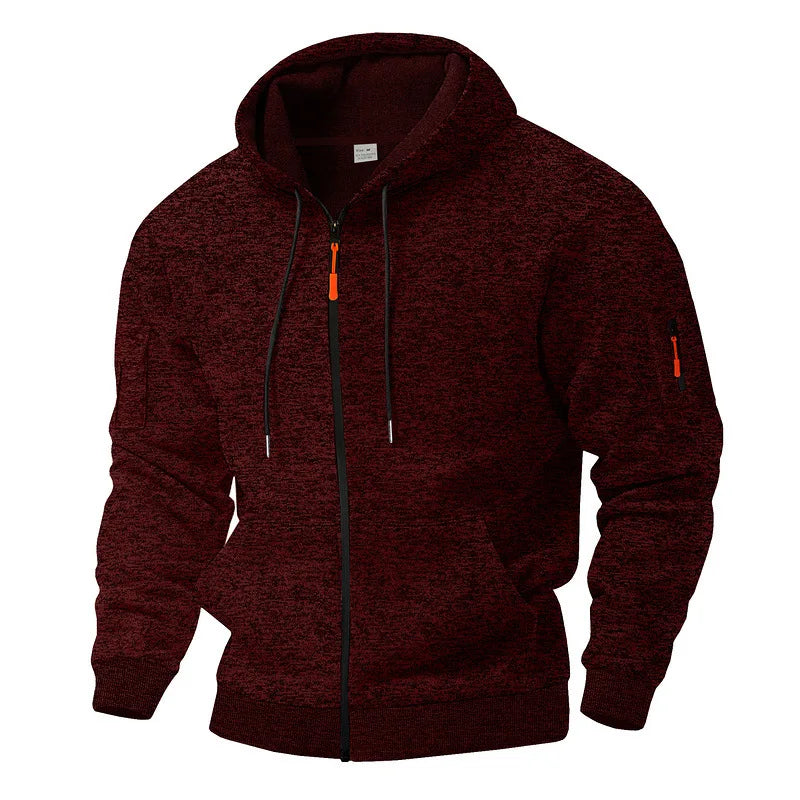Kajetan - Comfortable Jacket with Zip and Pockets