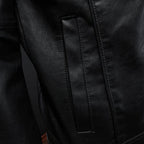 Lulzim | Casual Slim Fit Leather Jacket