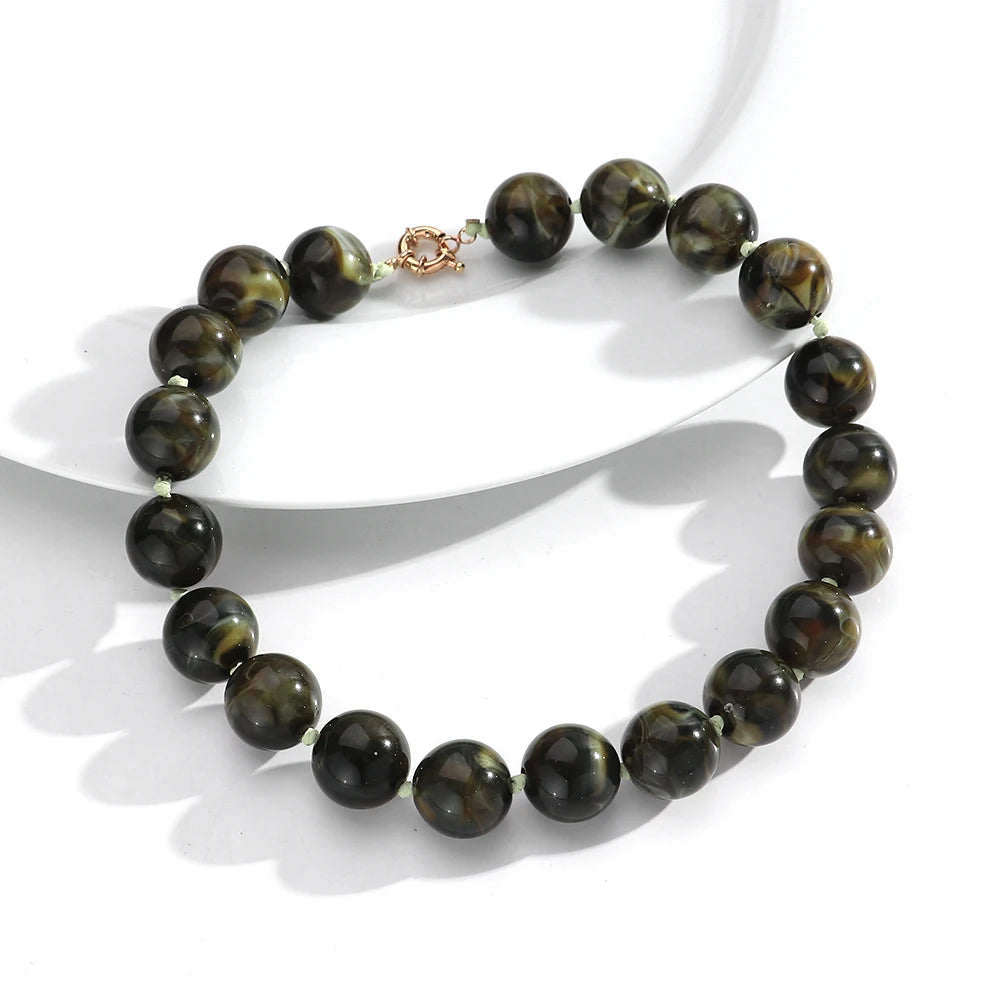 Alyssa | Bohemian Stijl Kralen Ketting Touw Ketting Choker