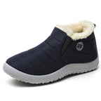 Men's Winter Boots – Waterproof Slip-On Ankle Boots with Warm Lining