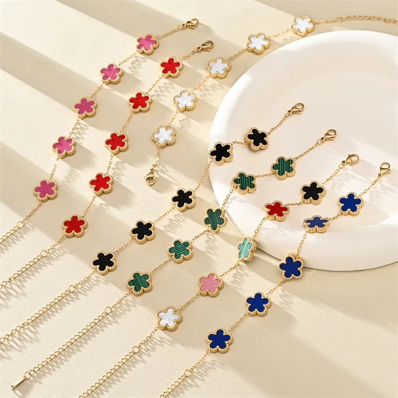 Isla | Klassieke Lucky Clover Armband voor Dames