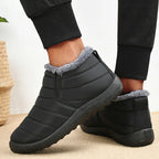 Men's Winter Boots – Waterproof Slip-On Ankle Boots with Warm Lining