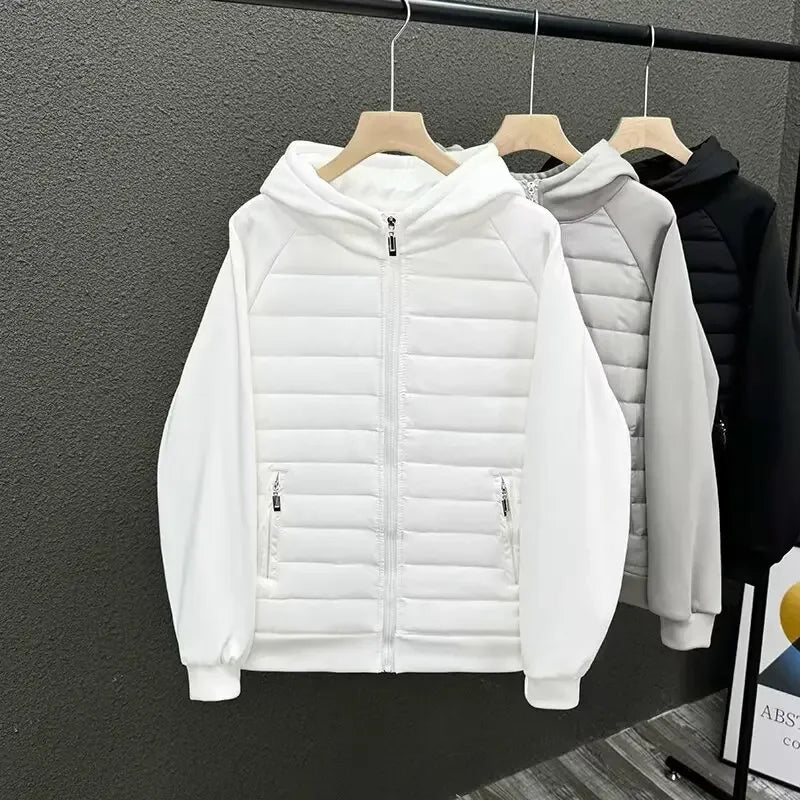 Elegant Cotton Jacket with Padding