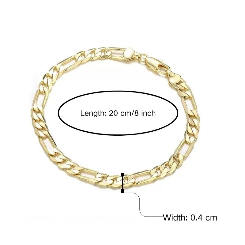Alex™ | Minimalistische Figaro Armband