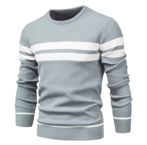 BOSSHARD | Stylish Men's Sweater with Herringbone Pattern