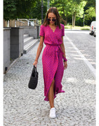 Eva™ - Stylish V-Neck Dress