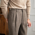 Classic High Waist Trousers with British Charm