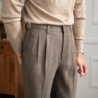Classic High Waist Trousers with British Charm