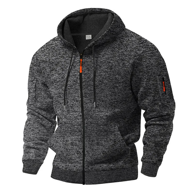 Kajetan - Comfortable Jacket with Zip and Pockets