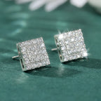 Zid | Sprankelende Zilveren Kleur Witte CZ Stud