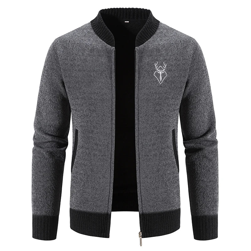 Ferrian - Zip-Up Cardigan with Pockets