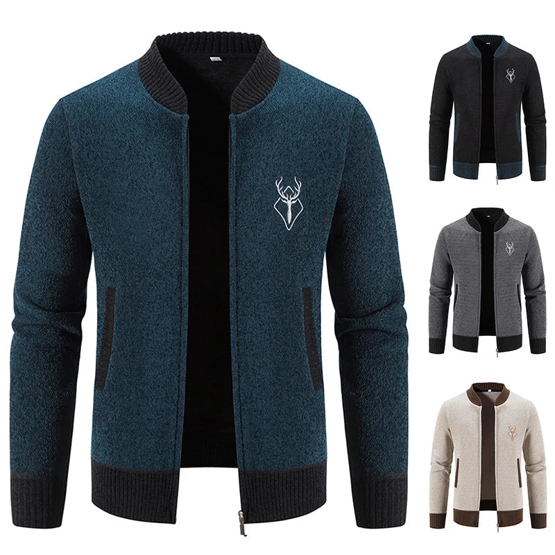 Ferrian - Zip-Up Cardigan with Pockets