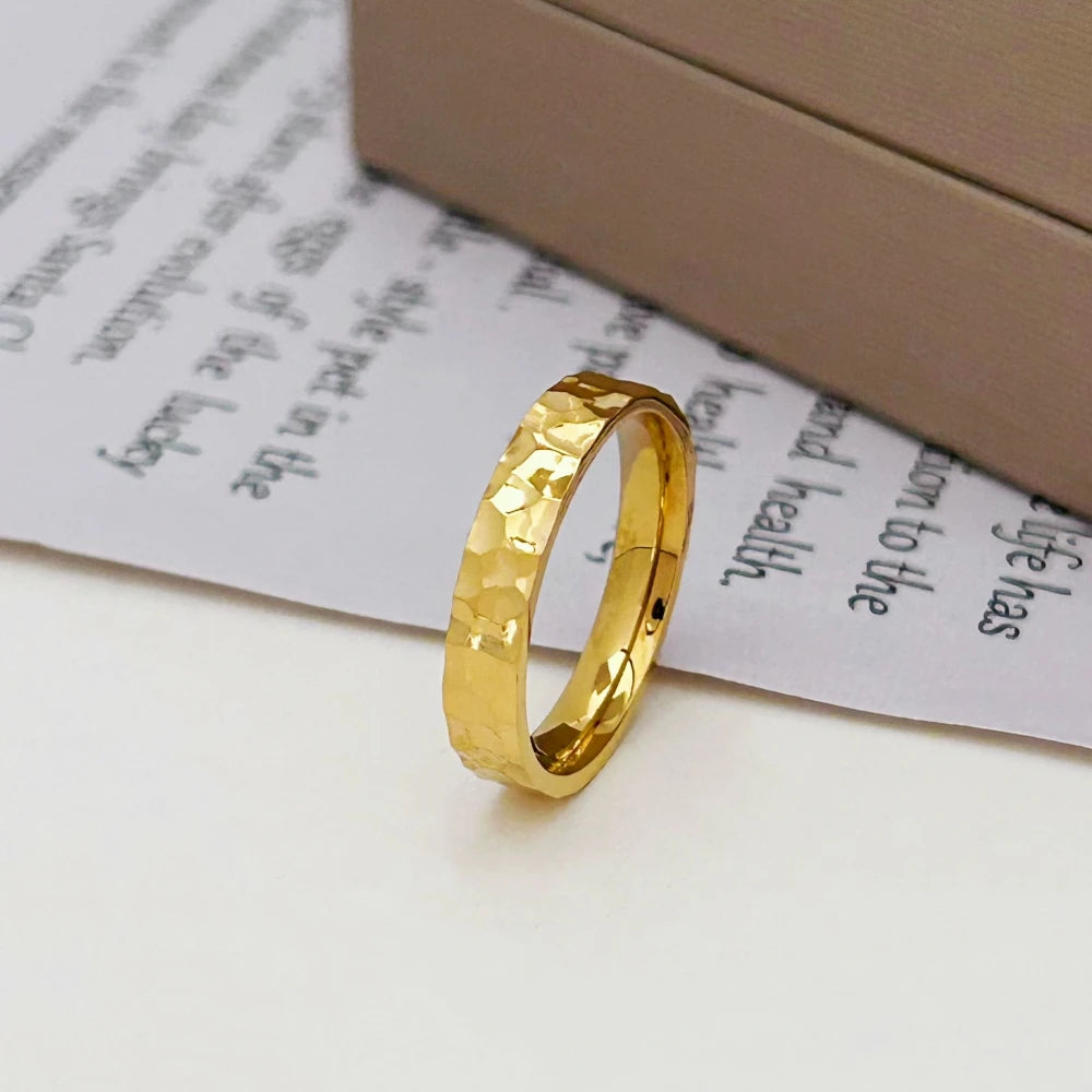 Eli | Ringen van Roestvrij Staal in Goud voor Mannen en Vrouwen