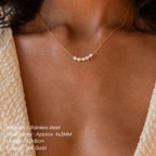 Vivienne | Zoetwaterparels Hangende Choker Kettingen