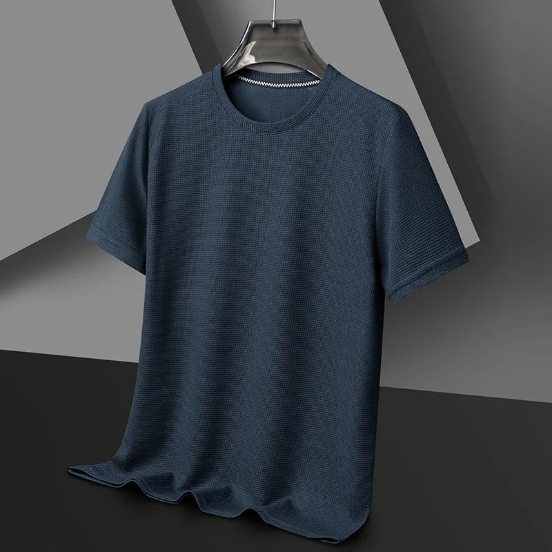 Waffle Look Men's Polo Shirt