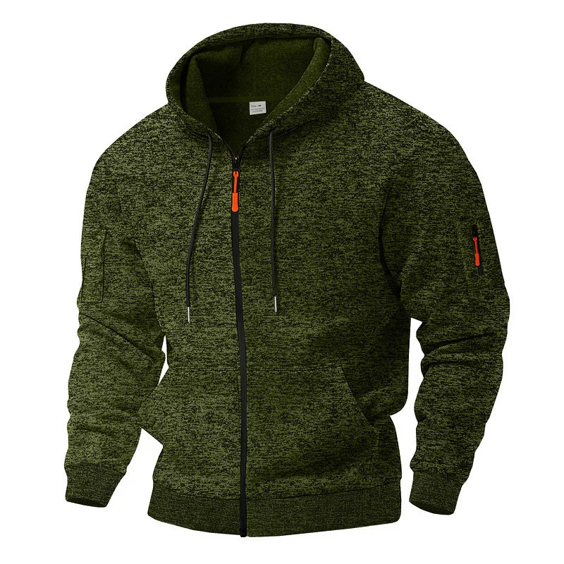 Kajetan - Comfortable Jacket with Zip and Pockets