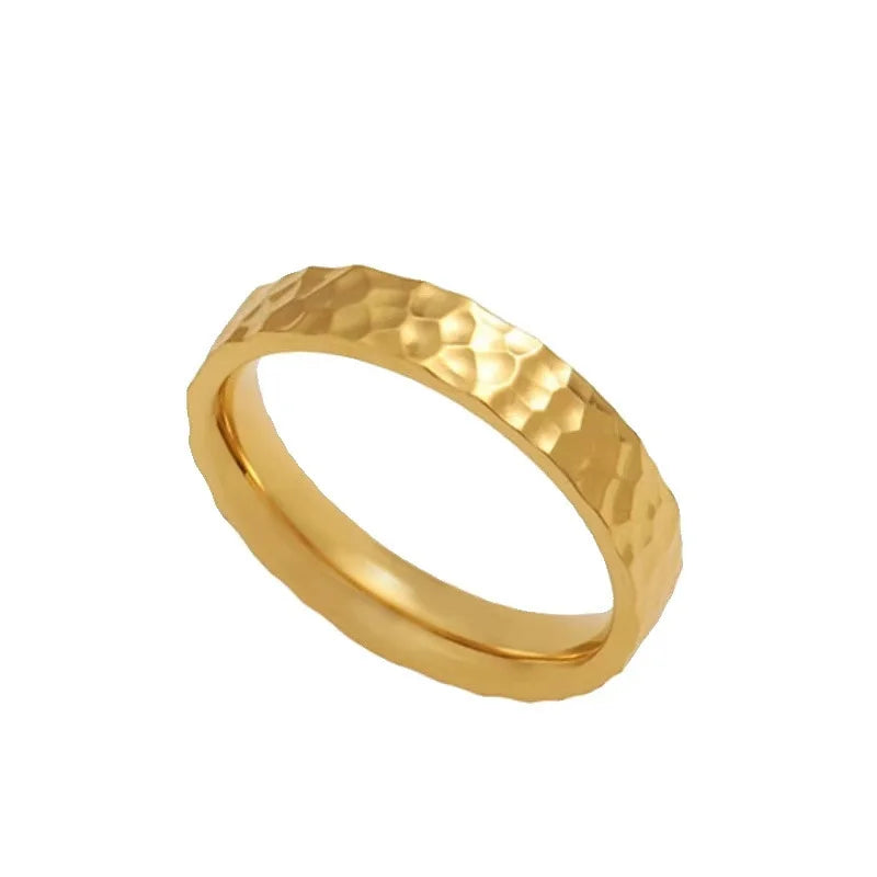 Eli | Ringen van Roestvrij Staal in Goud voor Mannen en Vrouwen