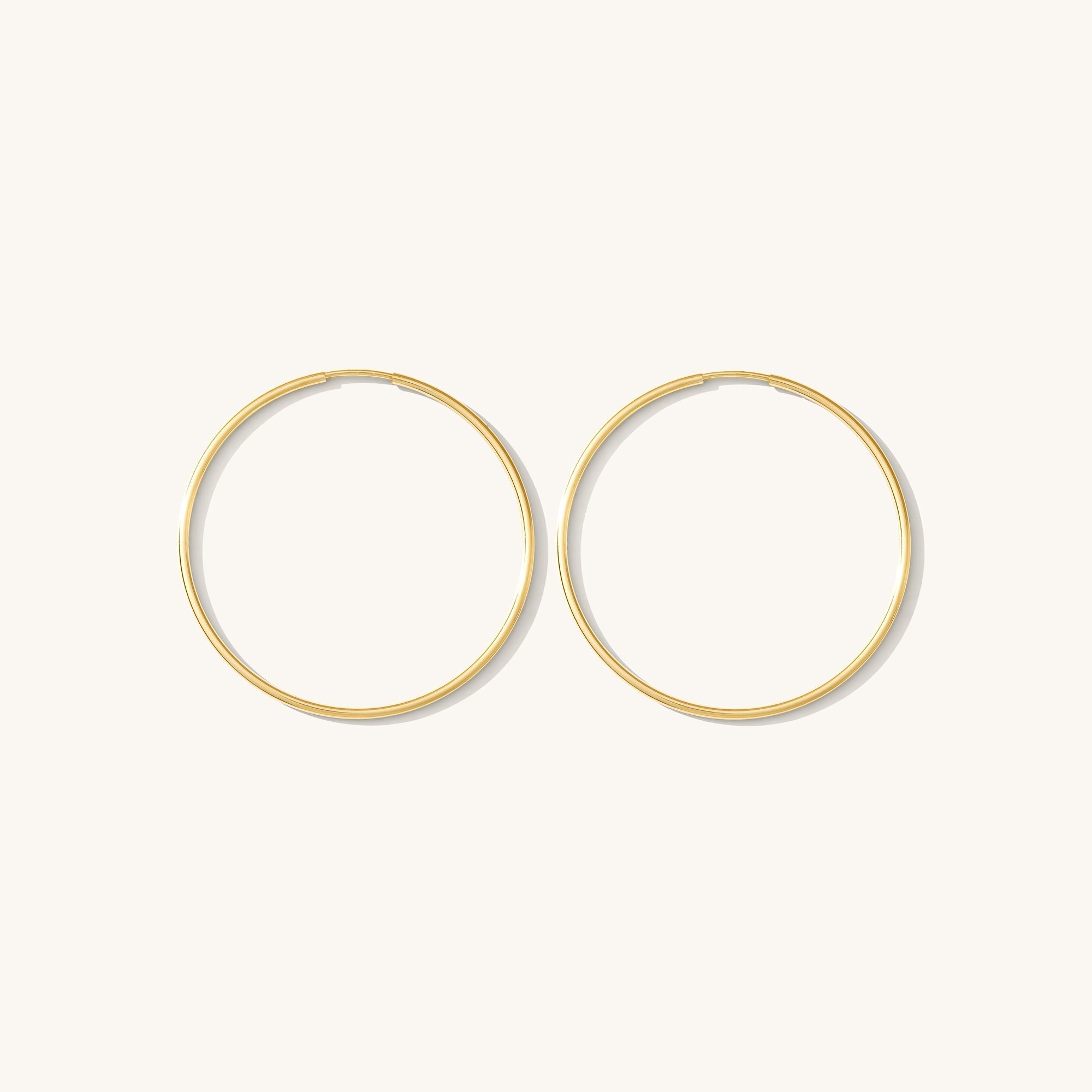 Thin Hoop Earrings