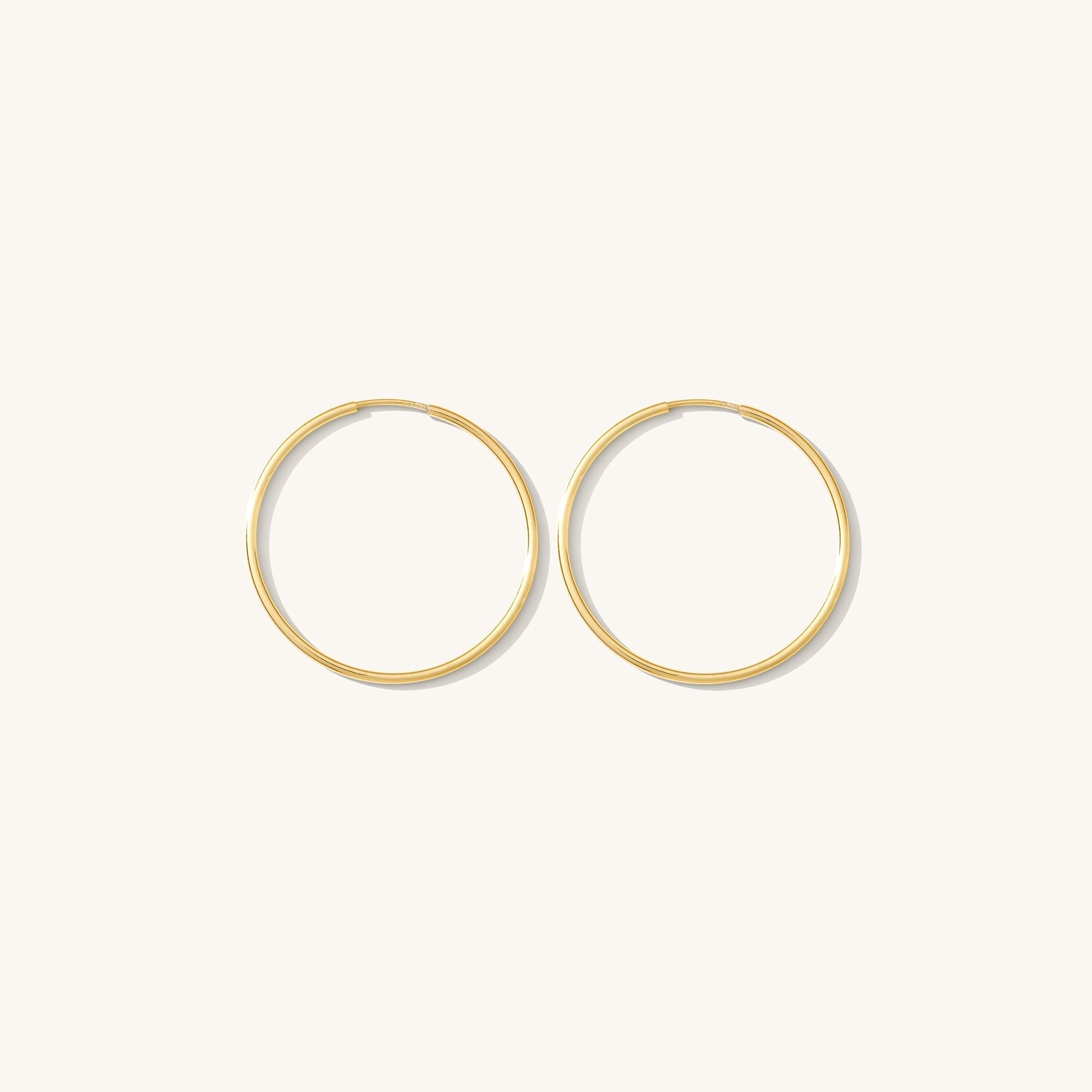 Thin Hoop Earrings