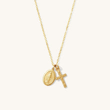 Small Pendant with the Virgin Mary and Cross