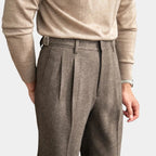 Classic High Waist Trousers with British Charm