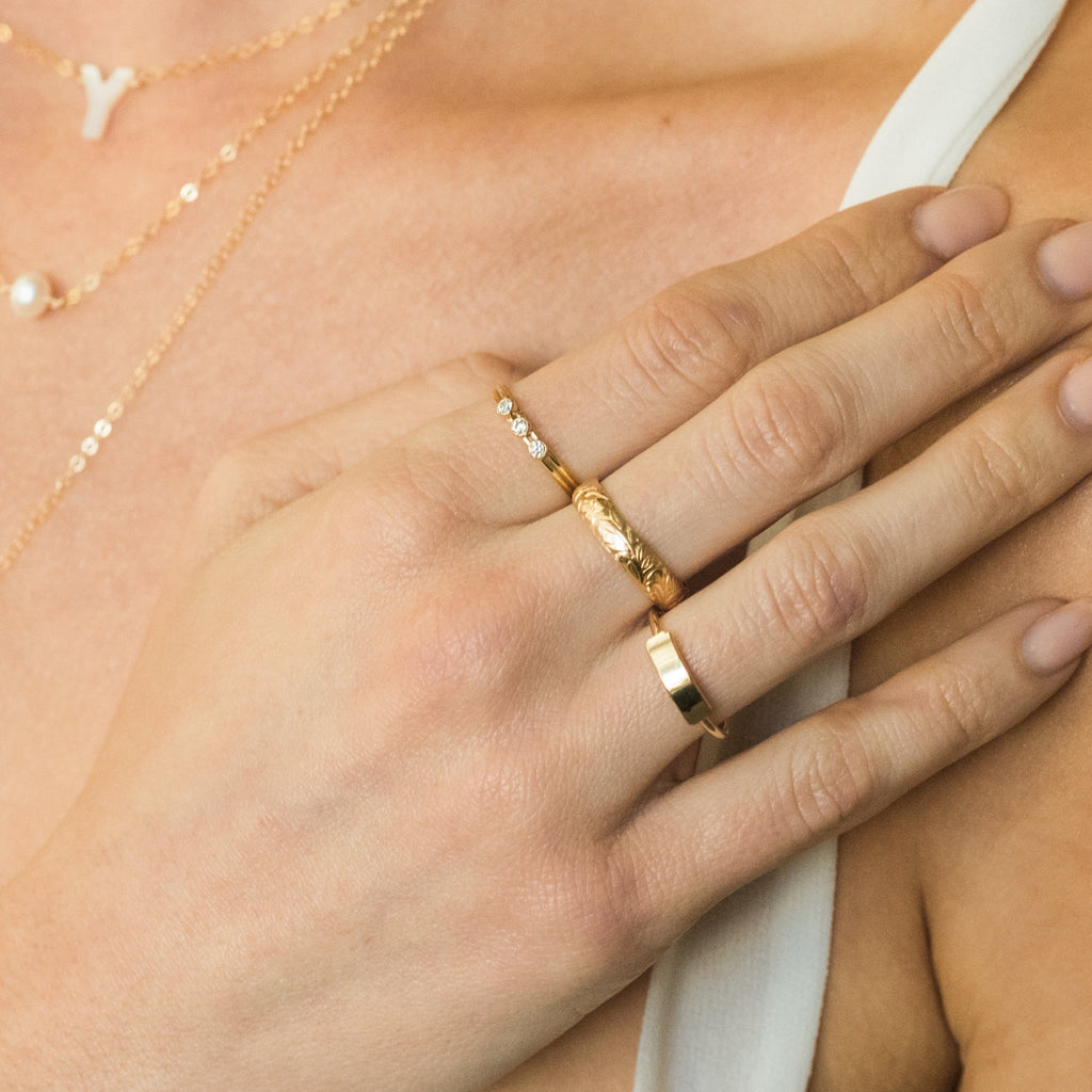 Flower Ring Set