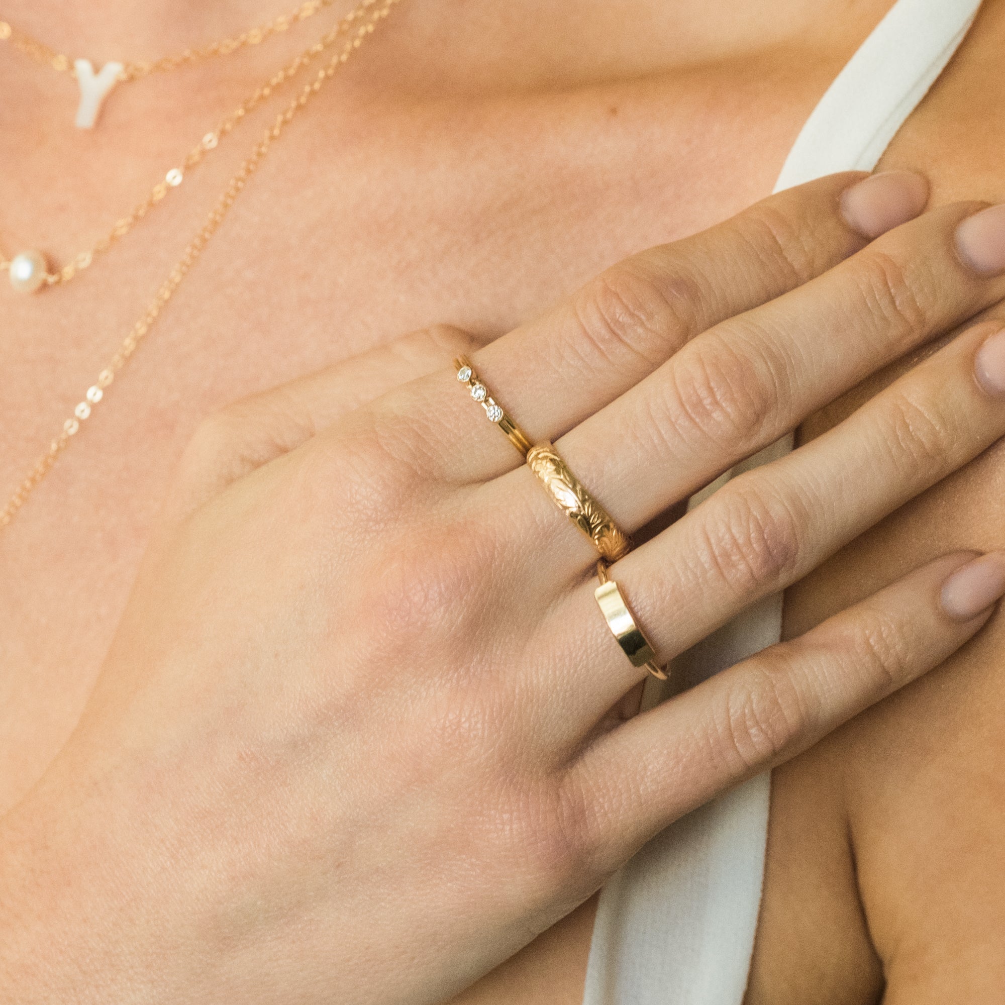 Flower Ring Set