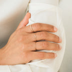 Thin Ring with Floral Pattern