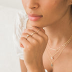 Thin Ring with Floral Pattern