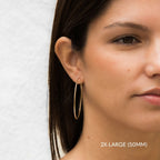 Thin Hoop Earrings