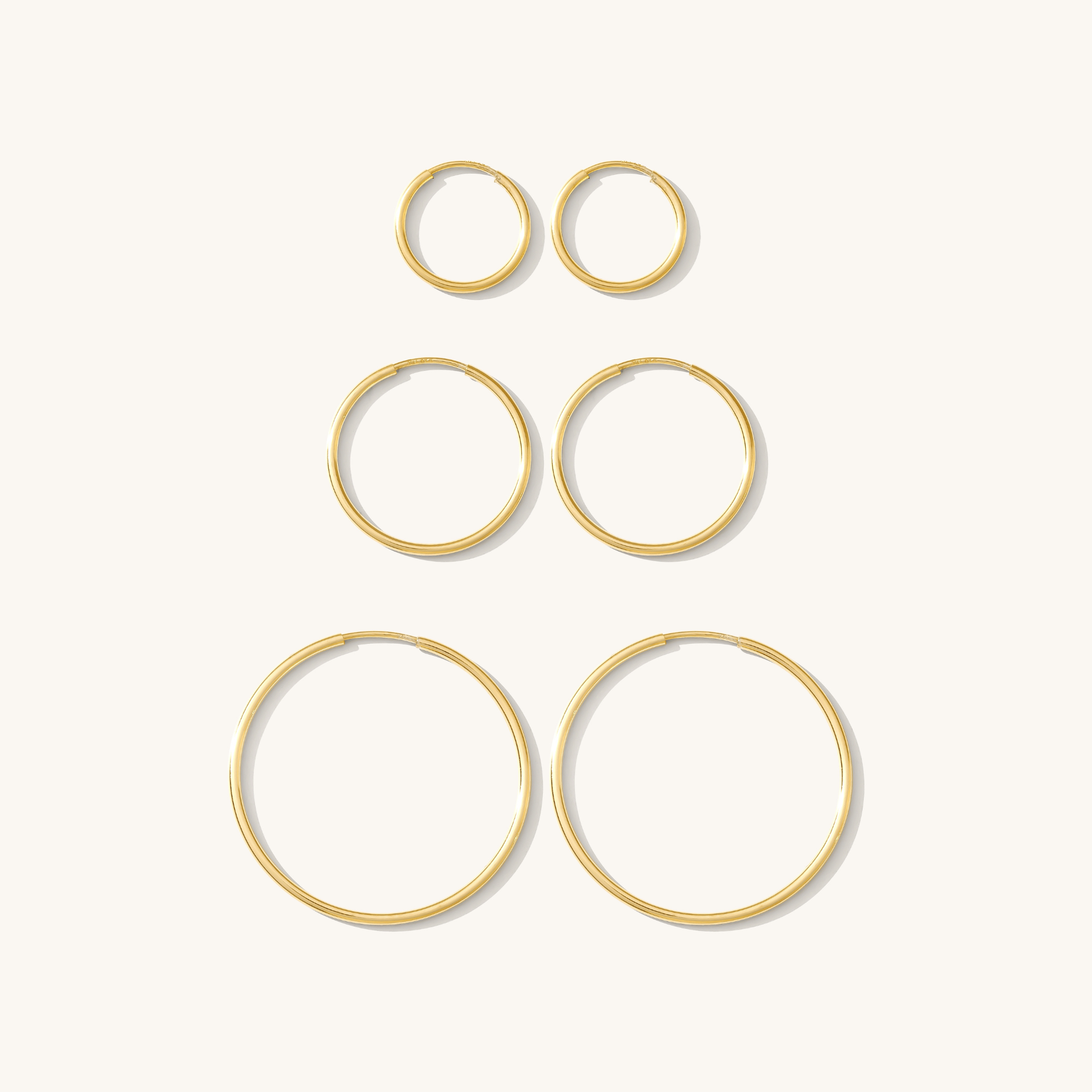 Thin Hoop Earrings