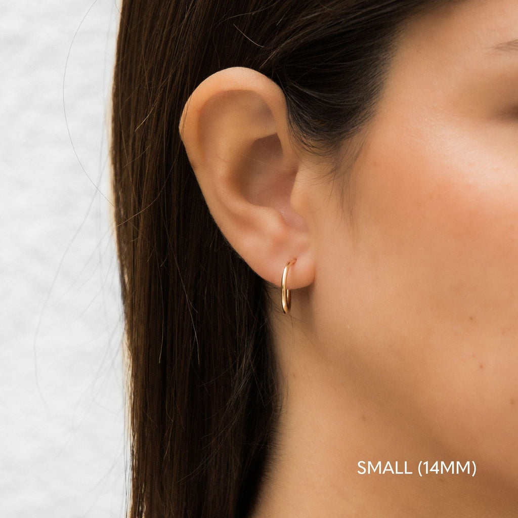 Thin Hoop Earrings